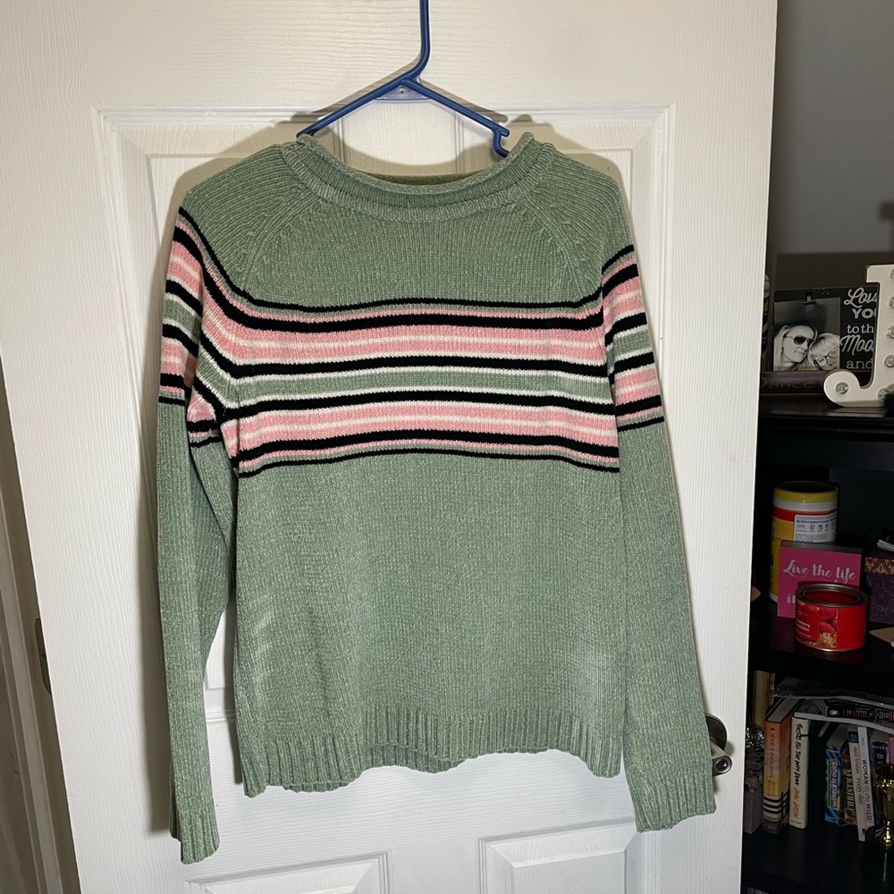 Mint Stripped Sweater